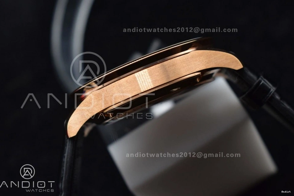 1:1 (Same IW371482 Chrono on Black A7750 Edition as Portuguese Genuine) Leather Best Thickness Strap ZF 0111